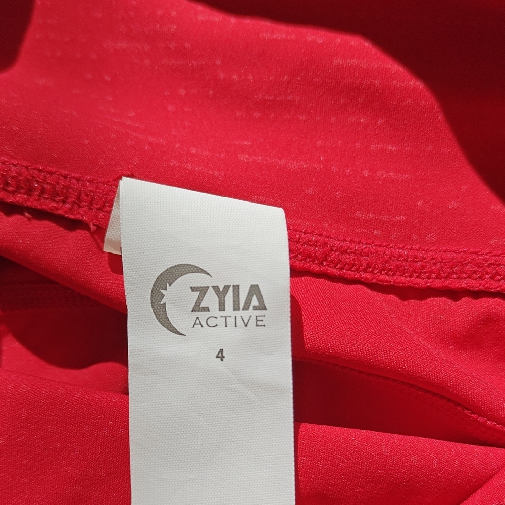 Zyia Active Vibrant Red Performance Leggings - image 2